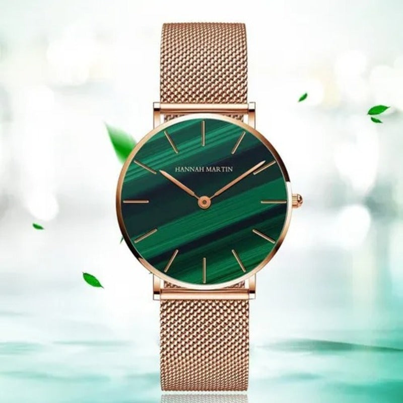 Hannah Martin Montre Femme Luxury Glasgow Vert