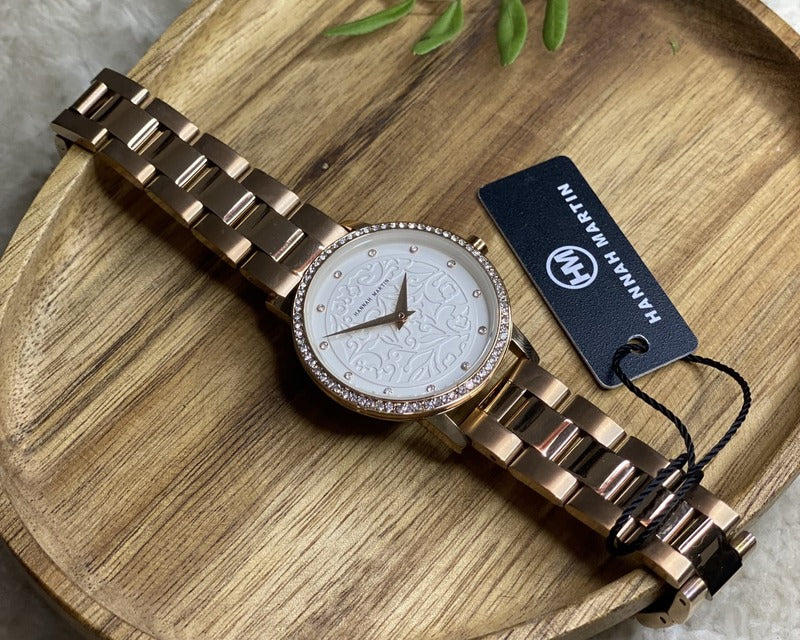 Hannah Martin Montre Femme Luxury Belton Blanc