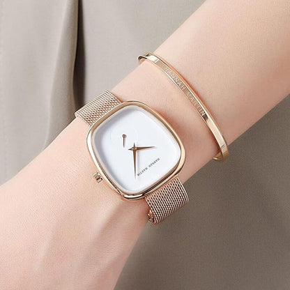 Hannah Martin Luxury Montre + Bracelet  Chester Blanc