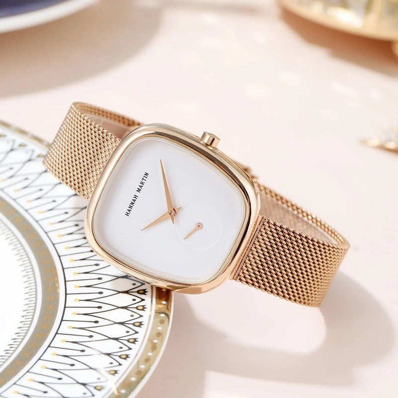 Hannah Martin Montre Femme Luxury Chester Blanc