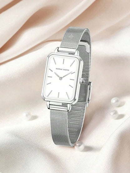Hannah Martin Montre Femme Luxury Vindemia Silver