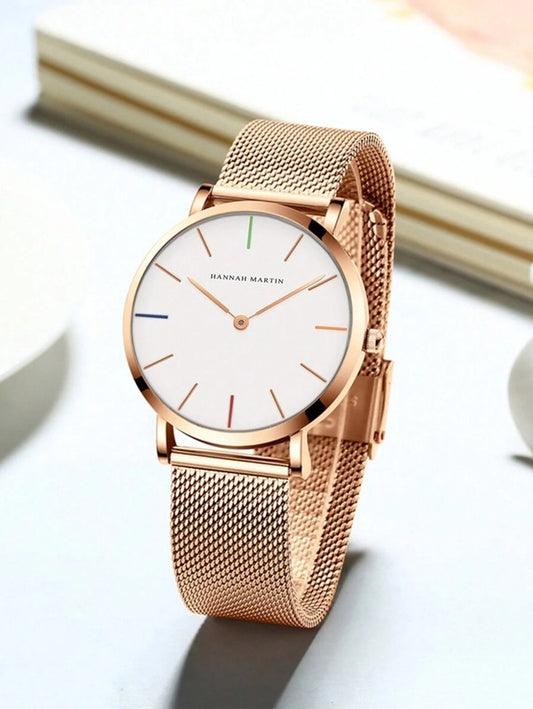 Hannah Martin Montre Femme Luxury York Gold