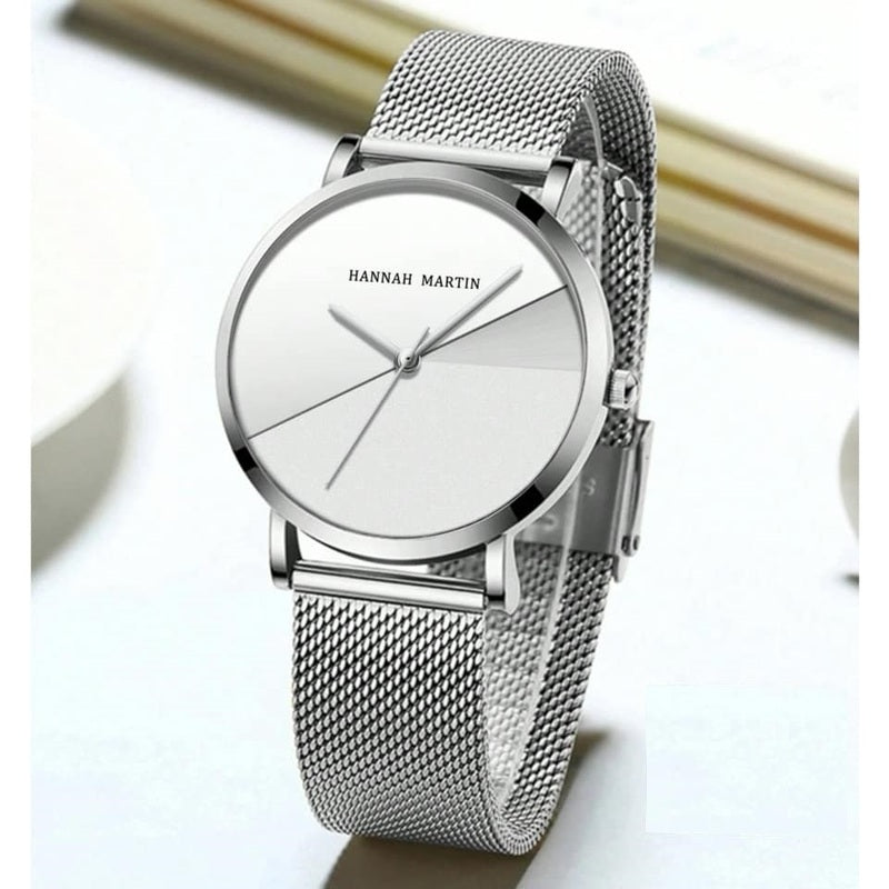 Hannah Martin Montre Femme Luxury 133 WY Silver