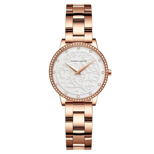 Hannah Martin Montre Femme Luxury Belton Blanc