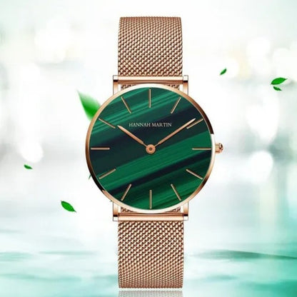 Hannah Martin Montre Femme Luxury Glasgow Vert