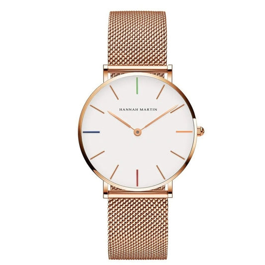 Hannah Martin Montre Femme Luxury York Gold