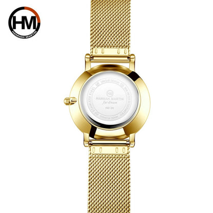 Hannah Martin Montre Femme Luxury Corwall Gold