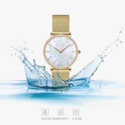 Hannah Martin Montre Femme Luxury Corwall Gold