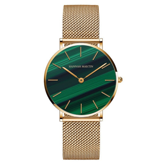 Hannah Martin Montre Femme Luxury Glasgow Vert