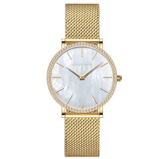 Hannah Martin Montre Femme Luxury Corwall Gold